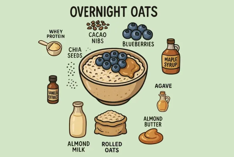 Overnight Oats bowl